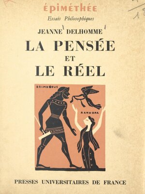 cover image of La pensée et le réel